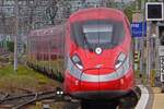 ETR 400-18 train arrives at Verona Porta Nuovo station.