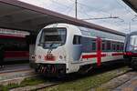 Control car of an IC train of Trenitalia in Trieste station. May 5th, 2025.