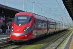 High-speed train ETR 1000 /400, standing on the platform in Verona Porta Nuovo station. May 3th, 2025.