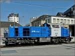 The shunter engine 1102 taken at the station of Luxembourg City on August 6th, 2010.