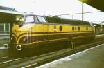 Scanned picture of CFL 1802 at Liege-Guillemins on 13 July 1999.