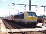 IR train Luxembourg-Liers calling at Gouvy, first Belgian station after the border.