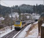3009 is heading the IR 116 Luxembourg City - Liers in Lellingen on Jaunary 18th, 2012.