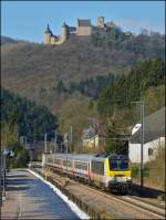 The IR 115 Liers - Luxembourg City is running through Michelau on February 18th, 2013.