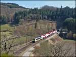 . The IR 3714 Luxembourg City - Troisvierges is runnung through Lellingen on April 7th, 2013.