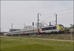. The IR 119 Liers - Luxembourg City is running between Mersch and Lintgen on April 8th, 2013.