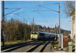 . The IR 3737 Troisvierges - Luxembourg City is arriving in Wilwerwiltz on December 16th, 2013.