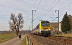 . 3012 is heading the IC 112 Liers - Luxembourg City in Rollingen/Mersch on March 8th, 2015.