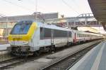 On the evening of 8 June 2014 CFL 3014 stands at Luxembourg Gare.