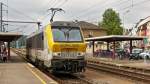 . 3014 is running through the station of Ettelbrück on June 19th, 2015.
