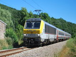 IR train Luxembourg-Liers passing Lorcé on 1st August 2013.