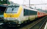 CFL 3015 hauls an IR from Luxembourg into Liége-Guillemins on 17 Mai 2002.