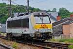 CFL 3018 was uncoupled from the train and is running through the freight yard at Wasserbillig station to change ends. June 23, 2026