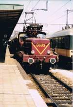 The beautiful CFL 3603 in Luxembourg City Station.