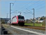 4014 is hauling the IR 3741 Troisvierges - Luxembourg City through Wilwerwiltz on March 27th, 2012.