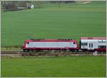 4005 is heading the IR 3737 Troisvierges - Luxembourg City in Wilwerwiltz on April 15th, 2012. 