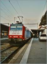 The CFL 4010 on the BLS S-Bahn service S1 in Fribourg.