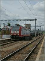 CFL 4010 with a Cargo Train in Wasserbillig.