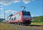 . 4019 is heading the IR 3743 Troisvierges - Luxembourg City in Wilwerwiltz on August 4th, 2013. 