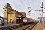 . The RE 3789 Troisvierges - Luxembourg City is entering into the station of Mersch on March 8th, 2015.