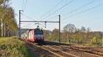 . 4015 is hauling the RE 3808 Luxembourg City - Troisvierges through Schieren on April 21st, 2015.