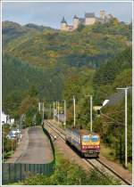 . Z 2007 as RB 3209 Luxembourg City - Wiltz is running through Michelau on October 19th, 2013.