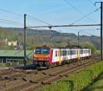 . Z 2010 is running between Schieren and Colmar-Berg on April 21st, 2015.