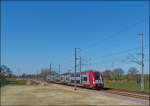 . Z 2202 is running between Schouweiler and Dippach on March 4th, 2013.