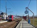 . Z 2213 is entering into the station of Dippach-Reckange on March 4th, 2013.