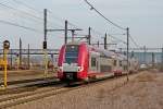 . Z 2204 is entering into the station Belval Université on March 7th, 2014.
