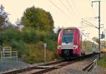 . Z 2200 double unit is running through Lellingen on October 14th, 2014.