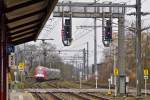 . Z 2211 is entering into the station of Rodange on December 24th, 2014.