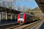 CFL 2218 arriving in de station Pffafenthal-Kirchberg on January 16th.