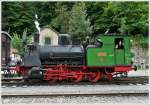 . The AMTF steam locomotive Anna N° 9 is heading its heritage train in Fond de Gras on August 17th, 2008.