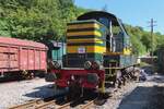 Ex-NMBS/SNCB 7309 stands at Fonds-de-Gras with the Luxembourgian museum railway Train 1900/AMTF and is seen on 20 August 2023.