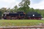 On 23 September 2023, ENERGIE 507 has arrived at Treignes during the 50th anniversary of the CFv3V- hence the flags and the sticker on the tender.