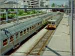 DB  Silberlinge  and CFL 253 in Luxembourg.
scanned negative/13.05.1998