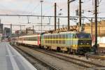 On 31 May 2009, NMBS 2004 hauls an EC to Brussels out of Luxembourg Gare Central. 