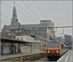BB 26149 is leaving the station of Luxembourg City on August 17th, 2008.