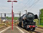 . The steam locomotive 5519 pictured in Wasserbillig on April 26th, 2014.
