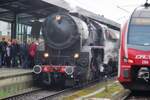 On 29 April 2018 CFL 5519 has arrived home at Luxembourg Gare with a spoecial train from Trier.