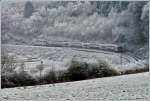 The RB 3241 Wiltz - Luxembourg City is running between Wiltz and Kautenbach on December 24th, 2007.