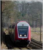 The IR 3714 Luxembourg City - Troisvierges pictured near Colmar-Berg on March 9th, 2012.