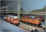 The BLS Ae 4/4 and the SBB Ae 3/6 III in Z Gauge.
01.10.2016 