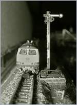 A Z - Gauge V 218 and a Semaphor Signal. 

14.02.2020