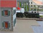 The A 3/5 605 om my new Z Gauge Diorama  Büren an der Aare .