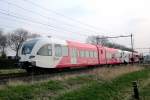 Arriva 260 'Ellen Ten Damme' (a Dutch sportswoman, that won an Olympic Gold Medal in 1992) is about to call at Zevenaar on 28 March 2013.

