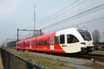 Arriva 374 approaches Zevenaar on 28 March 2013.