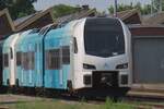 Arriva WINK 605 stands at Blerick-Stadler for maintenance on 2 mAY 2025.