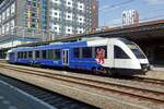 Arriva LINT 25 stands at Nijmegen on 24 August 2019.